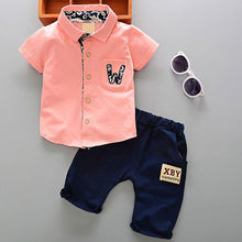 Load image into Gallery viewer, Summer 1 year newborn boy baby gentleman suit clothes sets for boy baby clothes outfits casual sports outerwear 2pcs cowboy sets