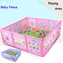 Load image into Gallery viewer, 2018 Baby Playpen Kids Fence Playpen Plastic Baby Safety Fence Pool Baby Game Fence Baby Crawling Safety Guardrail Step