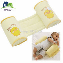Load image into Gallery viewer, HARKO Baby Crib Infant Baby Toddler Safe 100% Cotton Anti Roll Pillow Sleep Flat Head Positioner