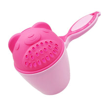 Load image into Gallery viewer, Cute Cartoon Baby Bath Caps Toddle Shampoo Cup Children Bathing Bailer Baby Shower Spoons Child Washing Hair Cup Kids Bath Tool