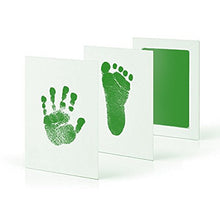 Load image into Gallery viewer, Footprint Imprint Kit Baby Ink Pad Storage Memento Ink Newborn Photo Frame Kits Baby Souvenir Drawer Inkless Handprint Casting