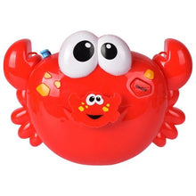 Load image into Gallery viewer, Bubble Machine Crabs Music Light Electric Bubble Maker Baby Kids Outdoor Swimming Bathtub Soap Machine with Music Water Toy Cute