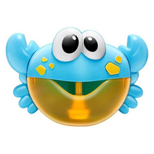 Load image into Gallery viewer, Bubble Machine Crabs Music Light Electric Bubble Maker Baby Kids Outdoor Swimming Bathtub Soap Machine with Music Water Toy Cute