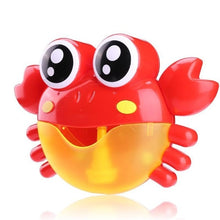 Load image into Gallery viewer, Bubble Machine Crabs Music Light Electric Bubble Maker Baby Kids Outdoor Swimming Bathtub Soap Machine with Music Water Toy Cute