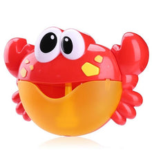 Load image into Gallery viewer, Bubble Machine Crabs Music Light Electric Bubble Maker Baby Kids Outdoor Swimming Bathtub Soap Machine with Music Water Toy Cute