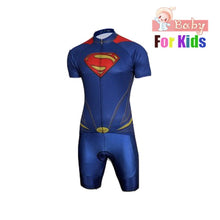 Load image into Gallery viewer, Kids Spider Man Cycling Jersey Wear Short Sleeves Cycling Set Boys Bike Clothing Ropa Ciclismo Girl Cycling Clothing Sports Suit