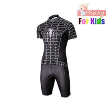 Load image into Gallery viewer, Kids Spider Man Cycling Jersey Wear Short Sleeves Cycling Set Boys Bike Clothing Ropa Ciclismo Girl Cycling Clothing Sports Suit